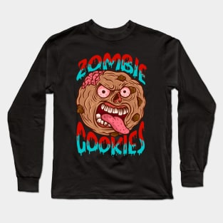 Zombie Cookies - Monster Cookies Long Sleeve T-Shirt